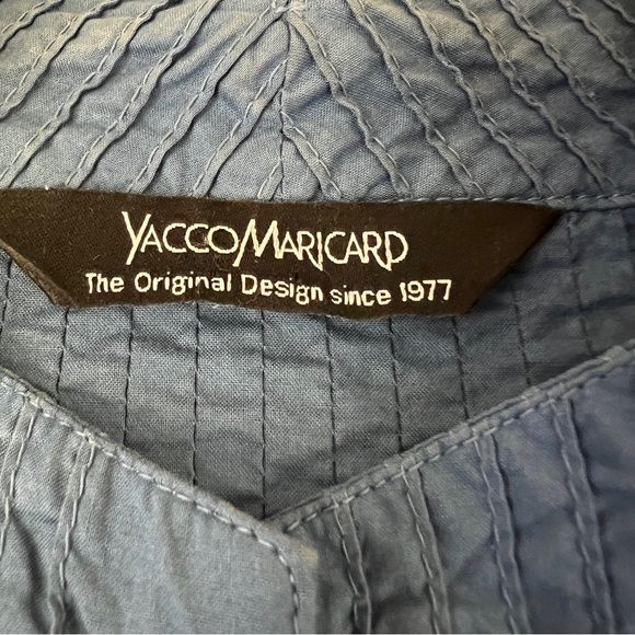 Yacco Maricard Blue Asymmetric Crossover Shirt - Picture 9 of 12